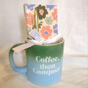 Mug and Notebook Set. 22 FL oz. New